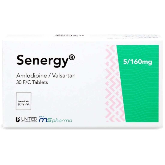 Picture of Senergy 160mg/5mg F.C. 30 Tablet